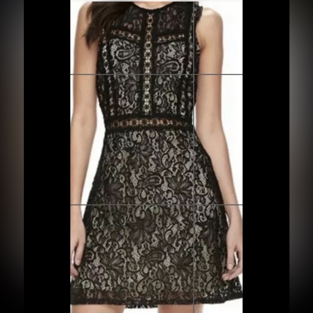 Black Lace Mini Dress small